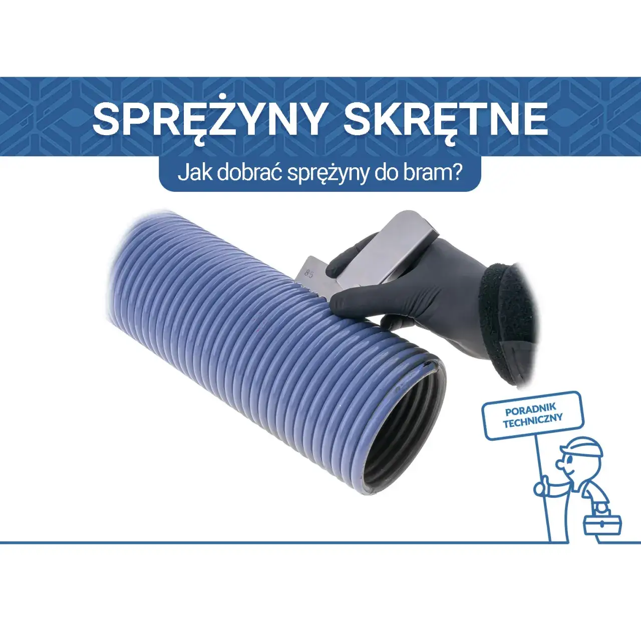 Zdjęcie Jak dobrać sprężyny do bramy uchylnej, aby uniknąć problemów z montażem